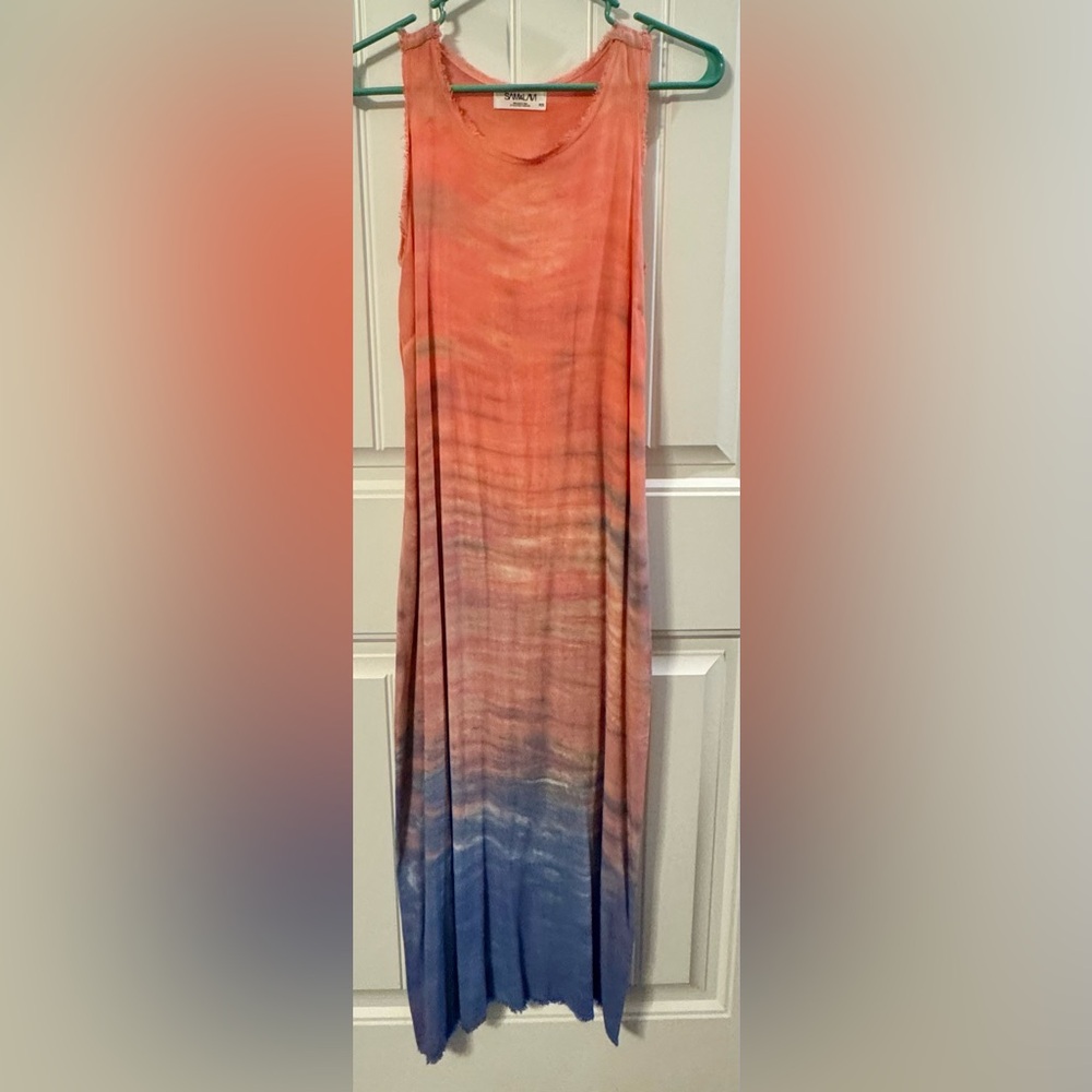 Vibrant Ombre Maxi Dress